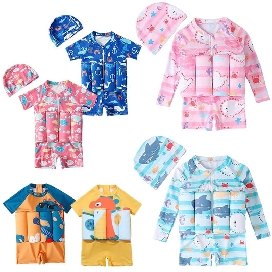 Children's Buoyancy Swimsuit One-piece Swimsuit for Kids Floating