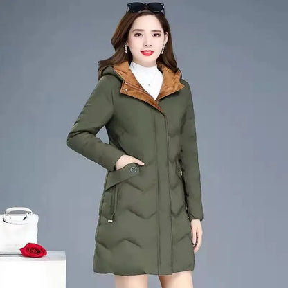 New Female Thickened Down Cotton Jacket