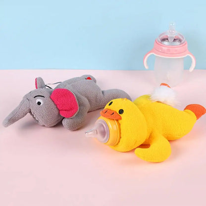 Cute Plush Feeding Bottles Bag Milk Wate Bottle Pouch Cove