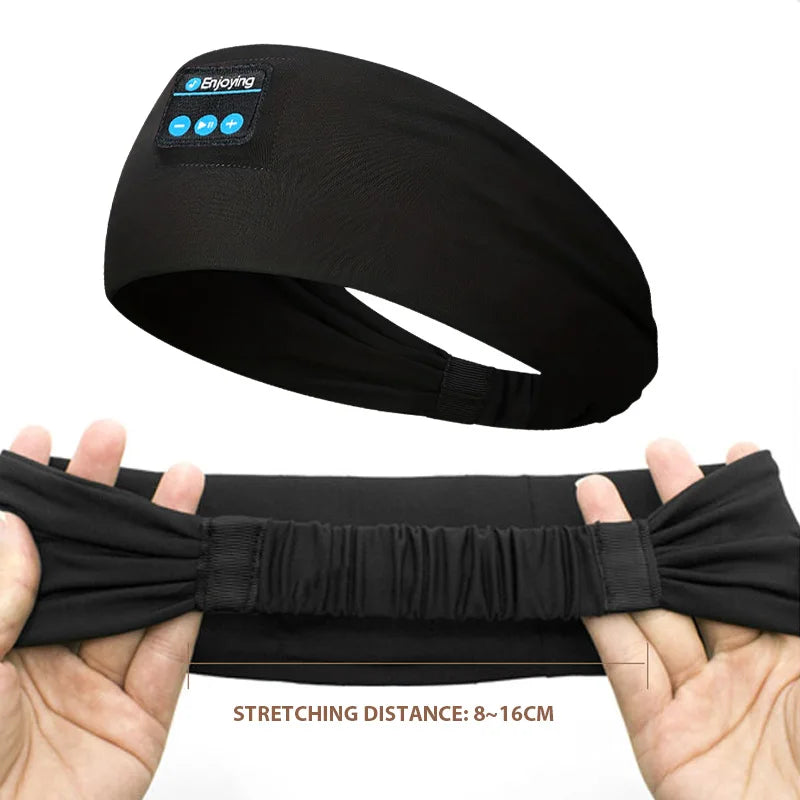 Fone Auriculares Bluetooth Banda de Sudor Deportes Auriculares Inalámbricos Elásticos para Dormir