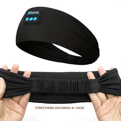 Fone Auriculares Bluetooth Banda de Sudor Deportes Auriculares Inalámbricos Elásticos para Dormir