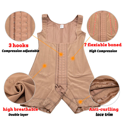 Fajas Colombian Girdles Post Lipo Surgical Reducing Shapers Postpartum Stage 2 BBL