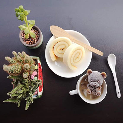 Cute Teddy Bear Ice Cube Making Mold Splash-proof