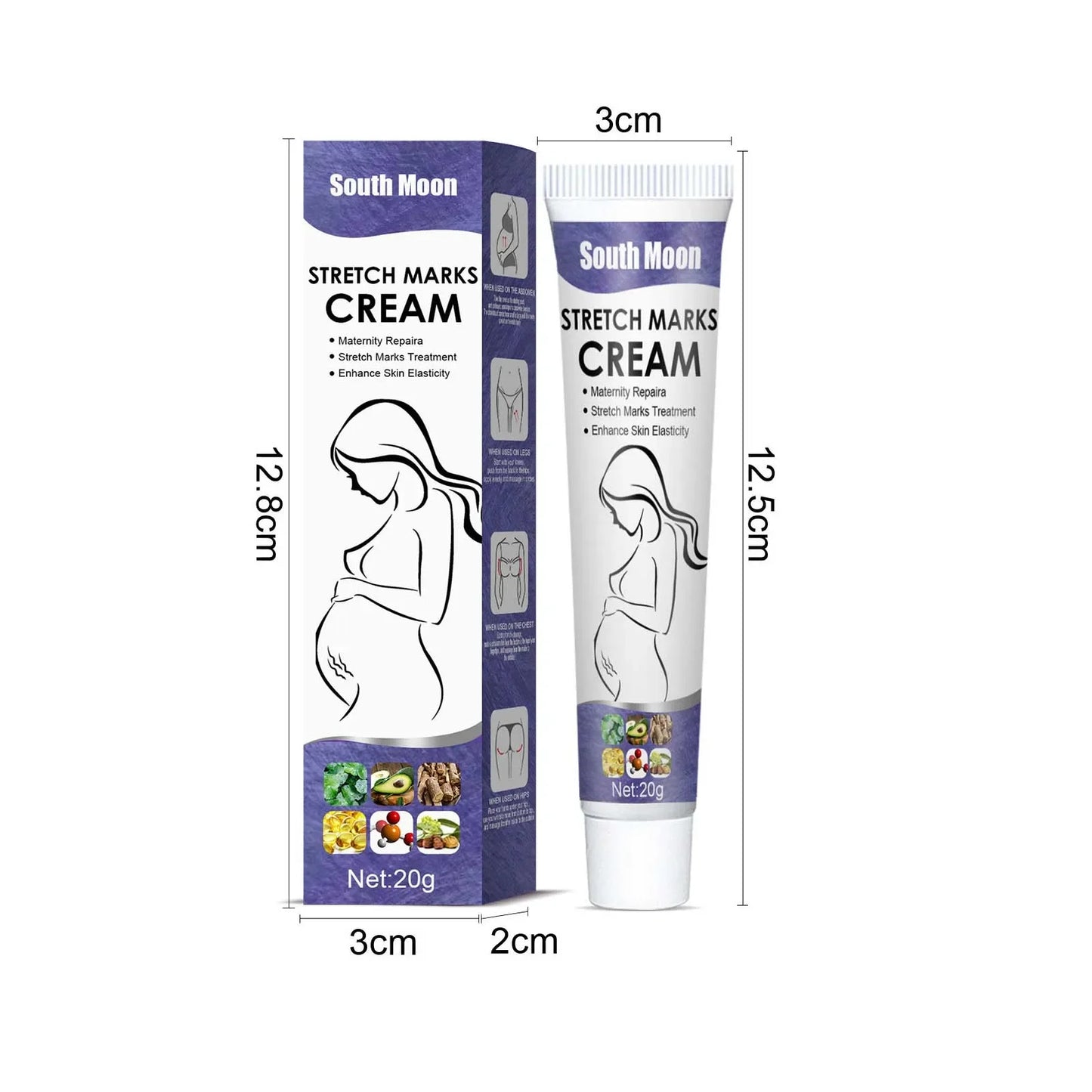 Remove Pregnancy Stretch Marks Cream Improves Elasticity Fade Growth Lines