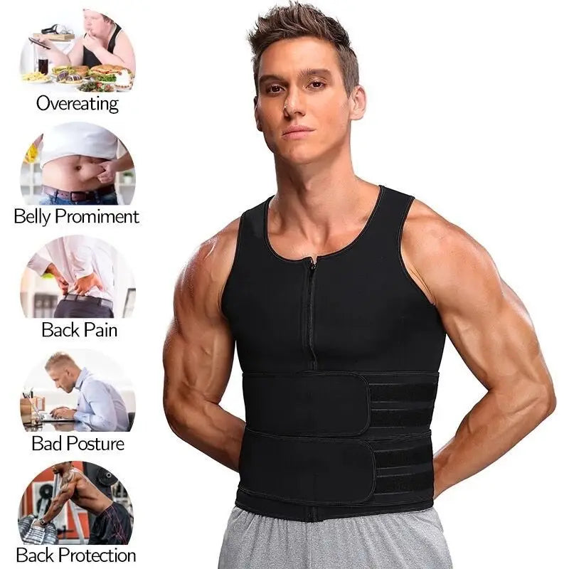 1pcs Men's corset Waist Trainer Men Slimming Body Shaper