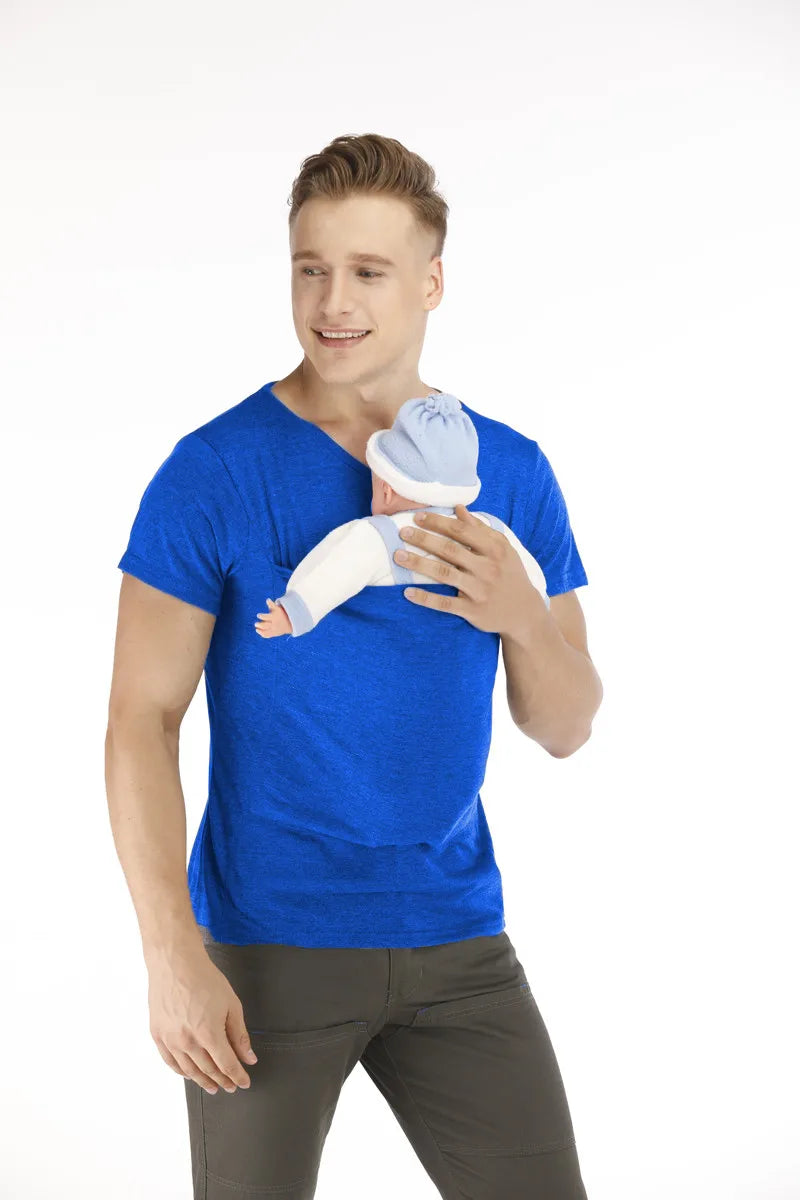 Safety Kangaroo Pocket T-Shirt Baby Carrier