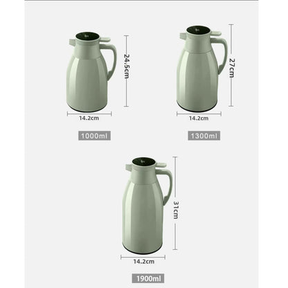 Hervidor térmico de cocina con pantalla digital para café, termo de vidrio de 1/1,3/2 l