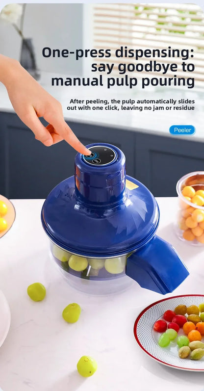 Pelador de Fruta Eléctrico Automático, Máquina Peladora Inteligente, Inalámbrico Portátil
