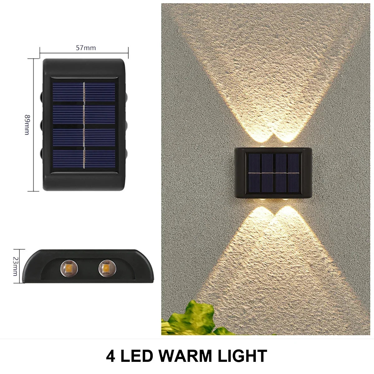 Solar Wall Lamp Outdoor Waterproof