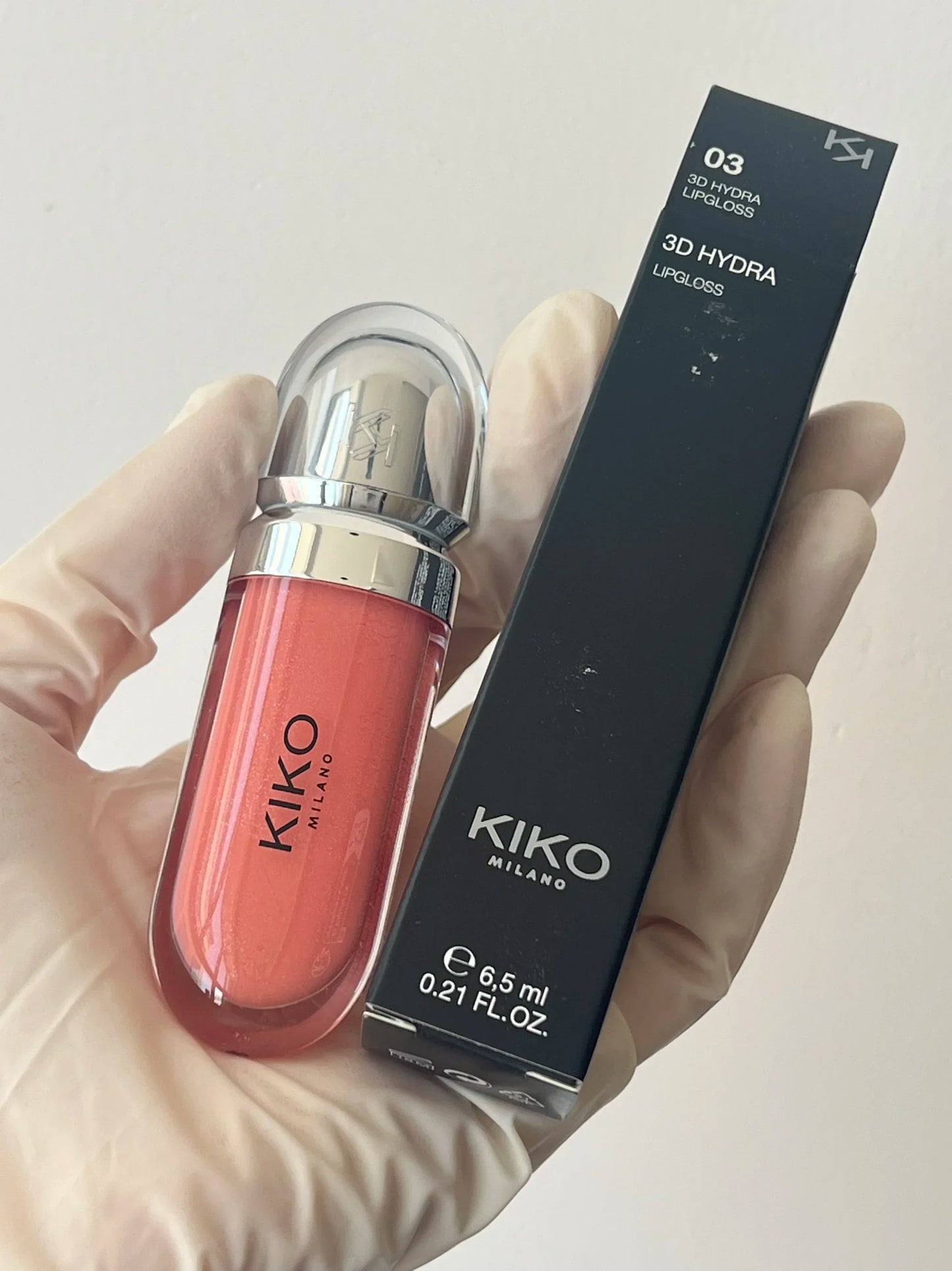 KIKO 3D Hydra Lipgloss Mirror Lip Glaze Shimmer Moisturizing Pearlescent Color Liquid