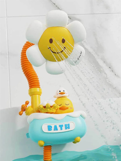 Baby Bath Toy Clouds Duck Model Bathing Cute Swimming Water Game