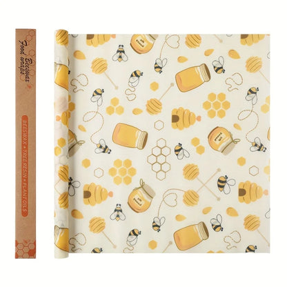 Envase reutilizable de cera de abeja para conservar alimentos, apto para sándwiches, fr