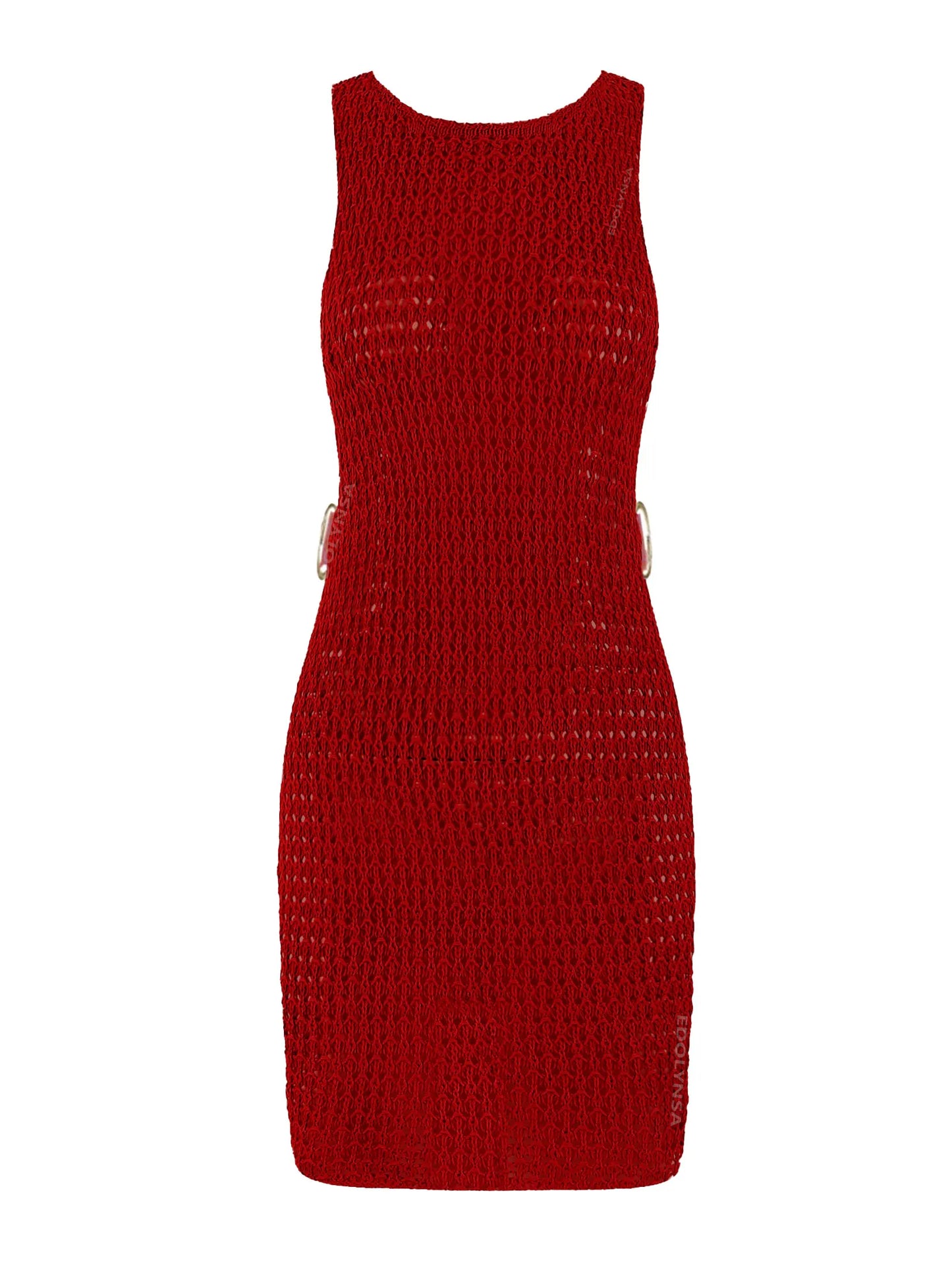 One-Shoulder Cut-Out Corset Mini Dress.