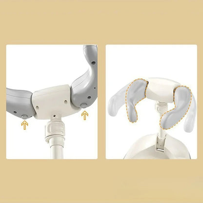 Adjustable Baby Shower Rack - Foldable Anti-Slip Bath Caddy for Infants