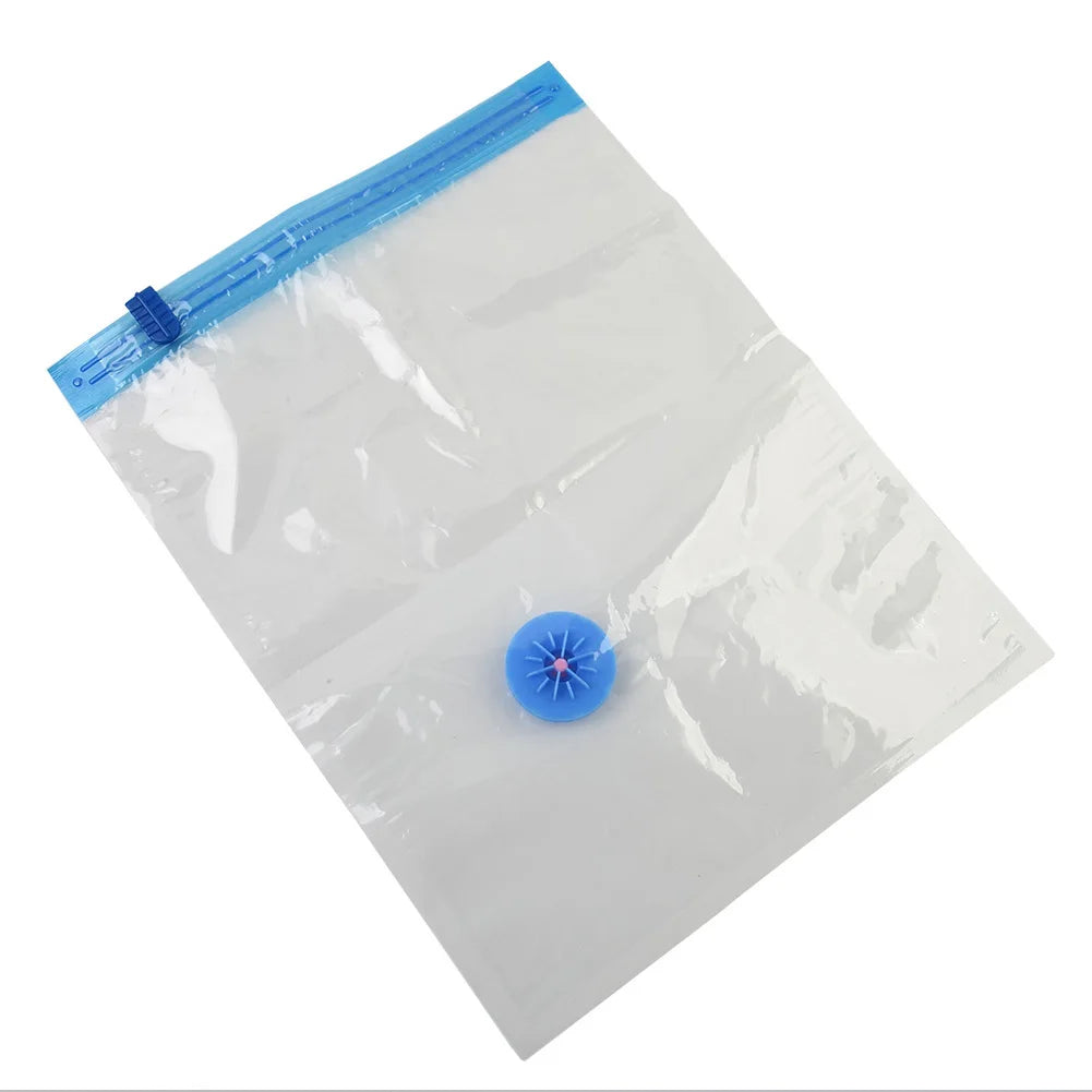 Vacuum Storage Bags With Valve Folding Compressed Space Saving Clothes Storage