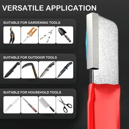 Knife Grinding Stone Steel Sharpener for Axe Scissors Pocket Kitchen Garden Tools