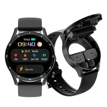 GEJIAN X10 Headset Smart Watch TWS Two In One Wireless Bluetooth Dual Headset Call
