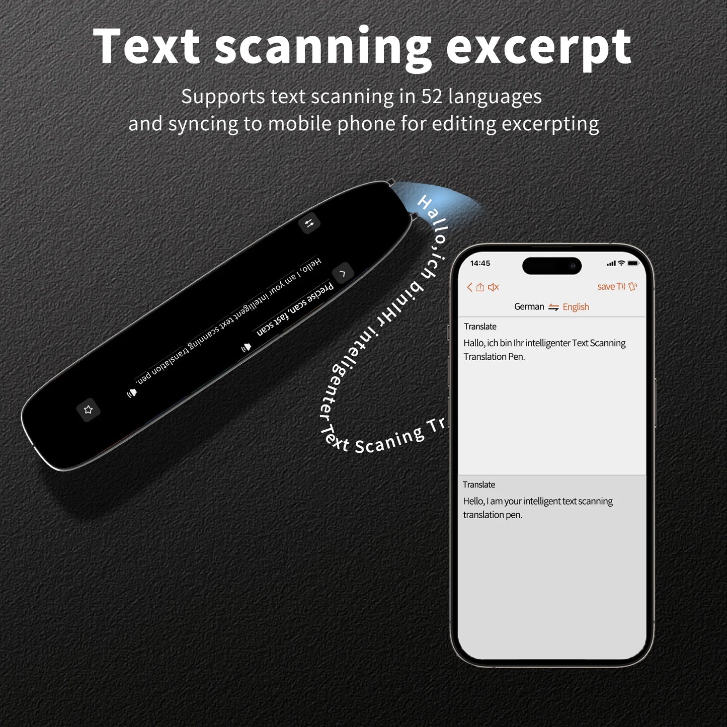 Translation Pen for Dyslexia Scanner Reading Pen 142 Text to Speech Smart Recording