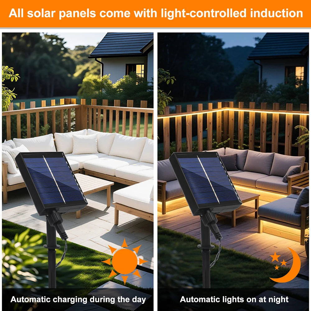 Solar LED Neon Strip Light 5m 10m DC 24V 120LED/m 2835 Flexible Lights 6x12mm Waterproofof