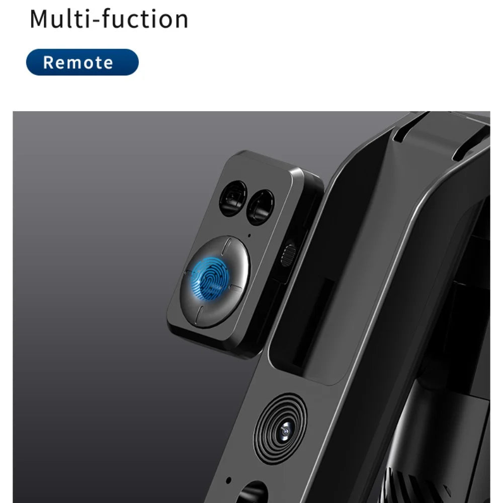 COOL DIER C12 AI Tracking gimbal Trípode Estabilizador de cardán Palo selfi inalámbrico plegable