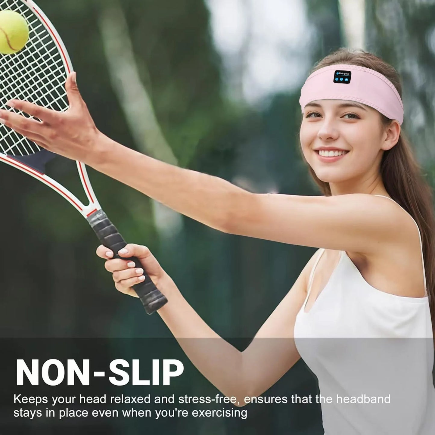 HYE Auriculares Bluetooth Deportivos Diadema Elástica Inalámbricos Música