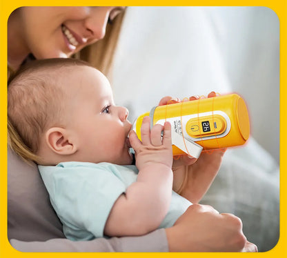 USB Charging Baby Bottle Warmer Bag Insulation Cover Heating Bottle