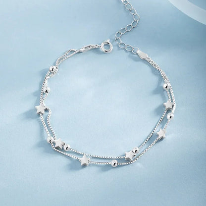 Luxury 925 Sterling Tree Leaf Bracelet for Women Fashion Designer