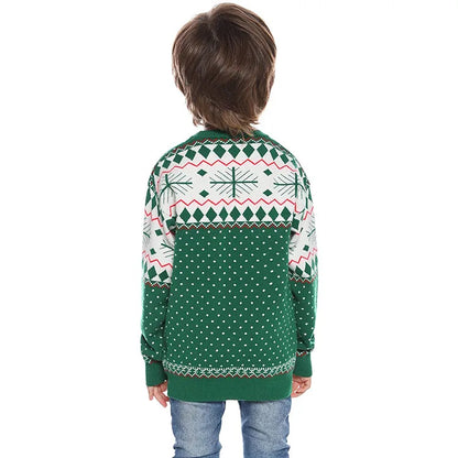 2025 New Christmas Matching Sweaters for Women Men Couples Knitwear Jacquard