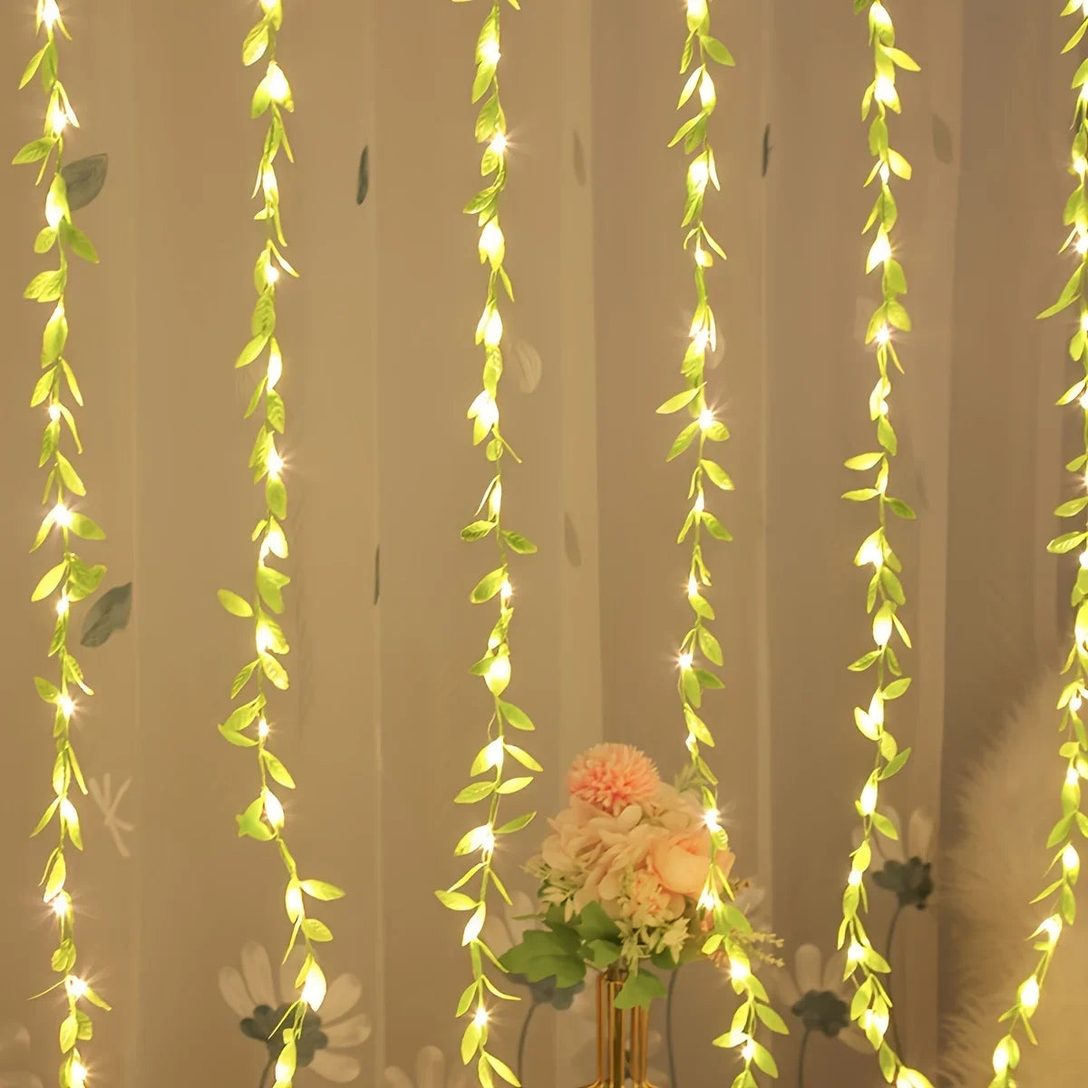 2 M 20 Light Always on Battery Box Willow Curtain Lamp Decorative