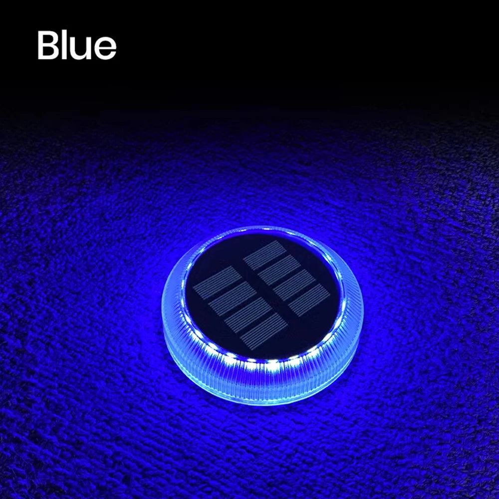 Solar Powered LED Outdoor Deck Lights IP68 Waterproof Automatic On/Off