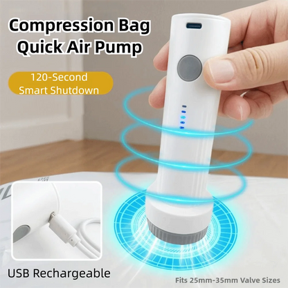 New Rechargeable Electric Vacuum Pump Portable Low Noise Compressed Bag Air