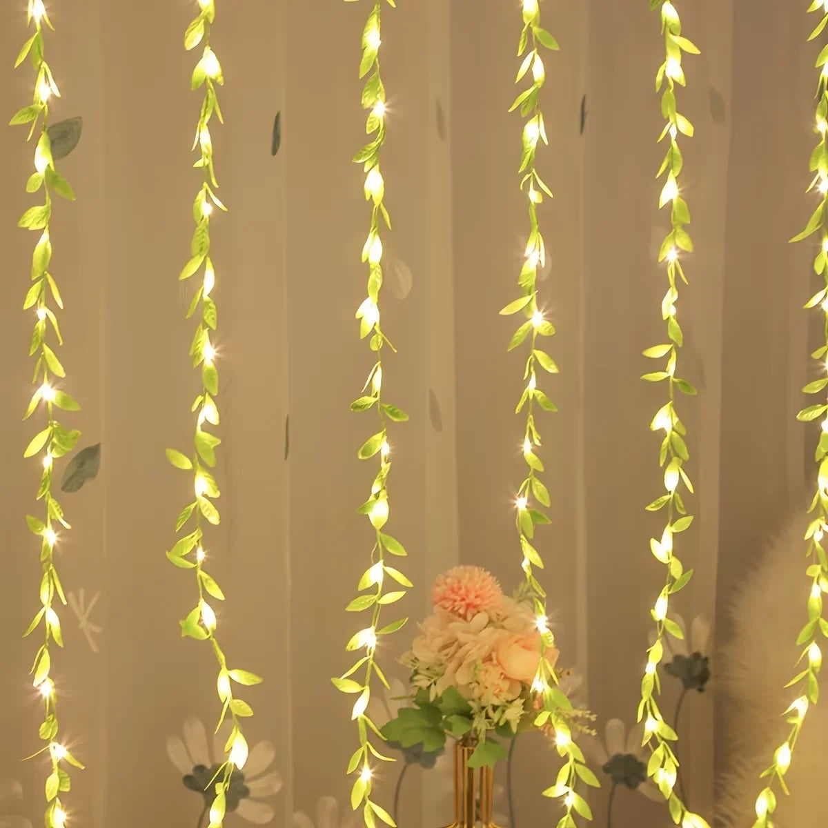 2 M 20 Light Always on Battery Box Willow Curtain Lamp Decorative