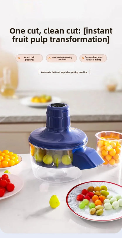 Pelador de Fruta Eléctrico Automático, Máquina Peladora Inteligente, Inalámbrico Portátil