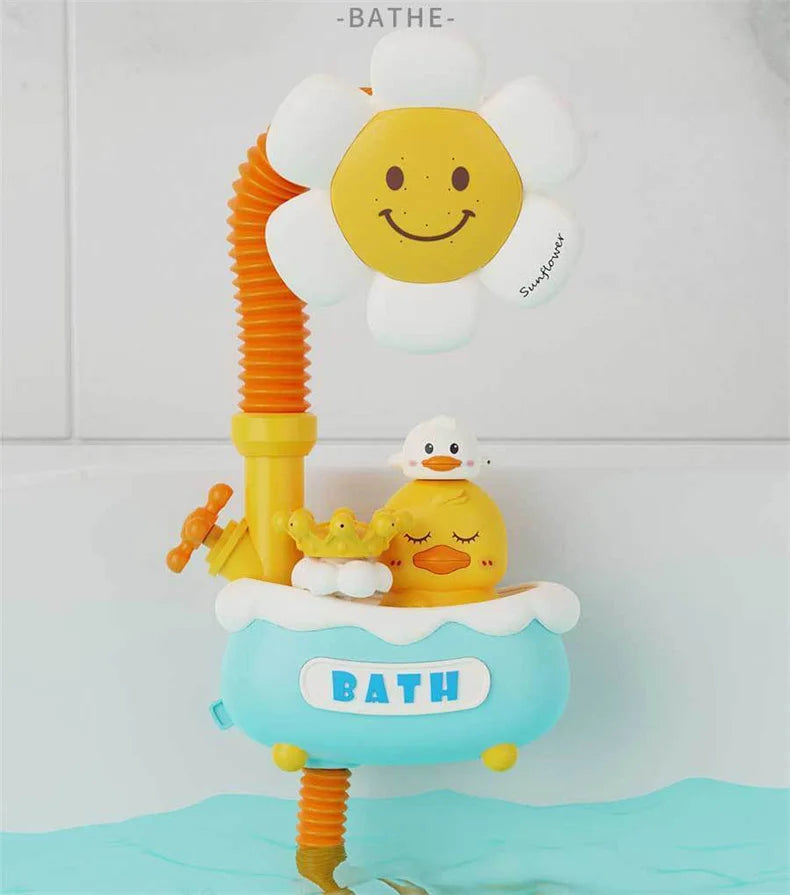 Baby Bath Toy Clouds Duck Model Bathing Cute Swimming Water Game