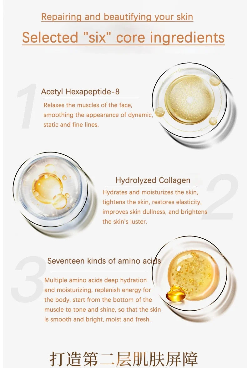 Kit de Máscara Facial Refirmante com Peptídeos de Colagénio Coreano para Lifting em V