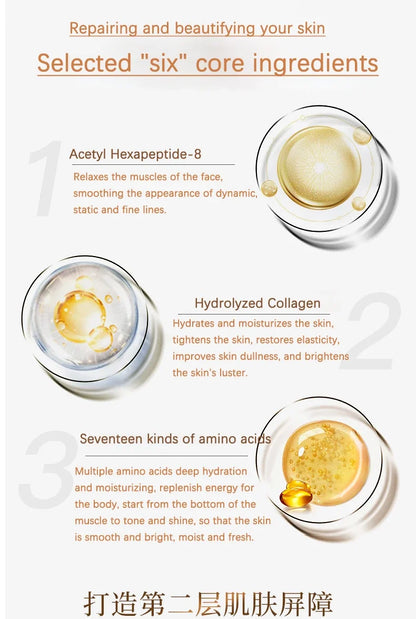 Kit de Máscara Facial Refirmante com Peptídeos de Colagénio Coreano para Lifting em V