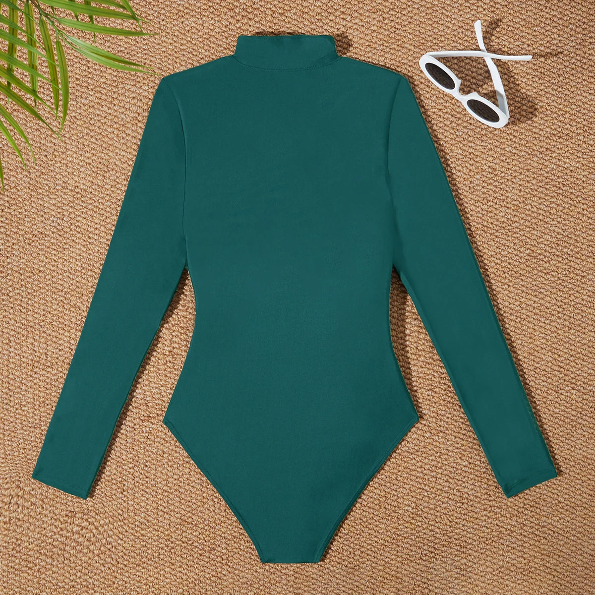 2025 Slim Fit Rash Guard Long Sleeve Swimsuit