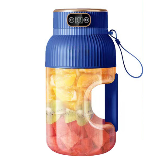 Copo liquidificador portátil elétrico para fruta, com grande capacidade para preparar batidos e sumos. Ideal para a produção rápida de sumos.