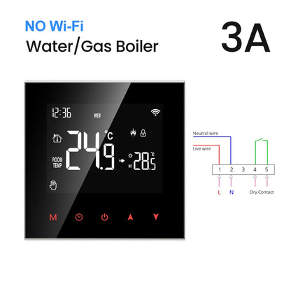 AVATTO Tuya WiFi Smart Thermostat, Electric Floor Heating Water/Gas Boiler Temperature