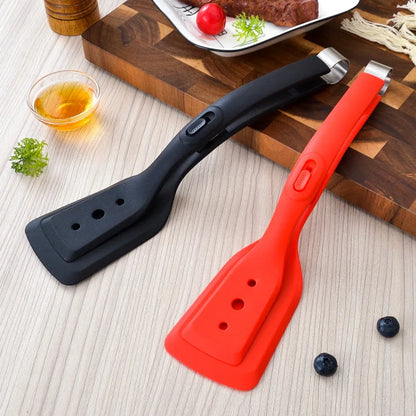 Pinzas de silicona para espátula, pinzas para huevos, pinzas para tostadas francesas, antiadherentes para cocinar