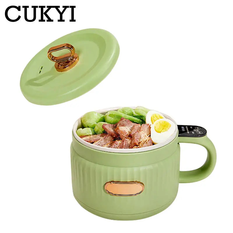 Olla arrocera inteligente portátil sartén eléctrica fideos taza hirviendo olla caliente