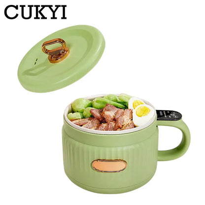 Olla arrocera inteligente portátil sartén eléctrica fideos taza hirviendo olla caliente