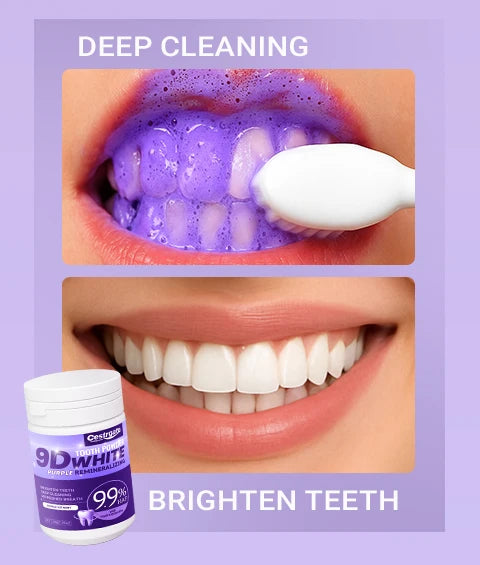 9.9% purple Hydroxyapatite teeth cleaning powder
