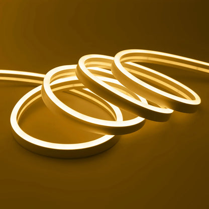 Solar LED Neon Strip Light 5m 10m DC 24V 120LED/m 2835 Flexible Lights 6x12mm Waterproofof