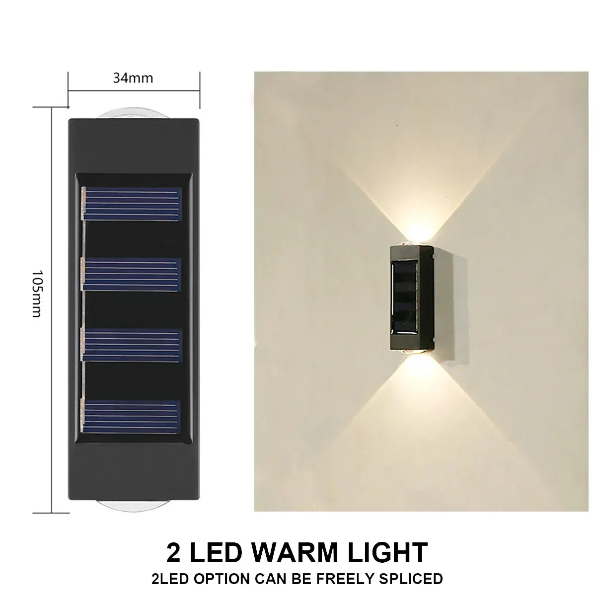 Solar Wall Lamp Outdoor Waterproof