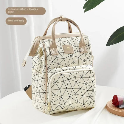 AIBEDILA Mommy Bag Impermeável USB Grande