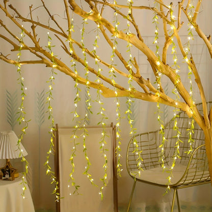 2 M 20 Light Always on Battery Box Willow Curtain Lamp Decorative