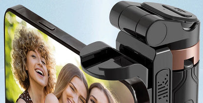 Palo selfi extensible para teléfono móvil, selfi con Bluetooth, soporte de trípode para smartphone