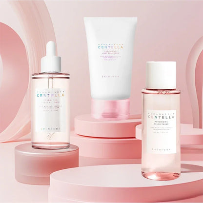 Suero facial tónico con ampolla de sal rosa fresca de productos originales de Centella coreana