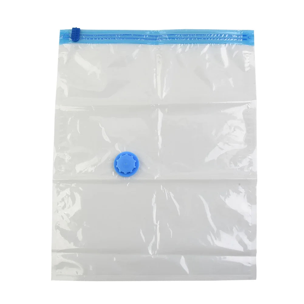 Vacuum Storage Bags With Valve Folding Compressed Space Saving Clothes Storage